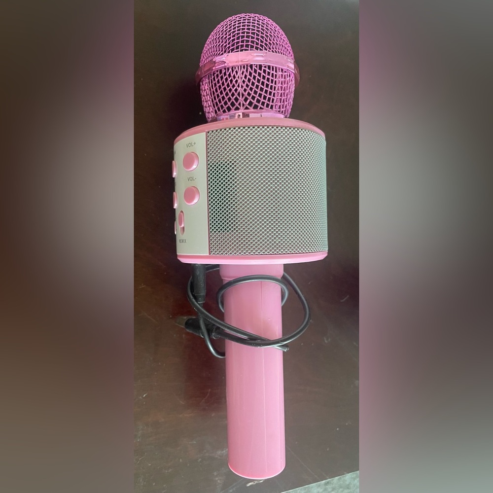 Pink Wireless Microphone